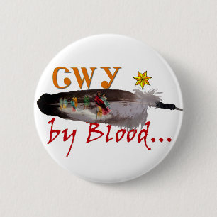 Badge Rond 5 Cm Cherokee par sang