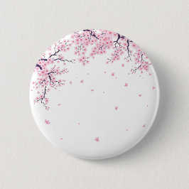 Badge Rond 5 Cm Cherry Blossom Sakura Japanese Art Tote 