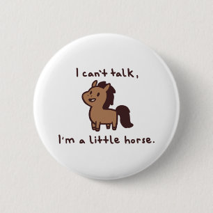 Badge Rond 5 Cm cheval