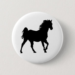 Badge Rond 5 Cm Cheval
