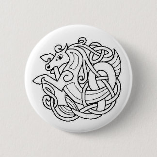 Badge Rond 5 Cm Cheval celtique