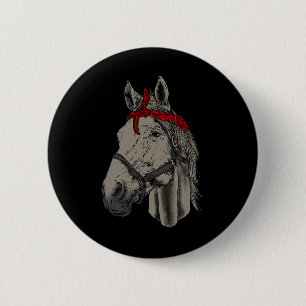 Badge Rond 5 Cm Cheval Lover Horseback équitation Hay Horse Rider