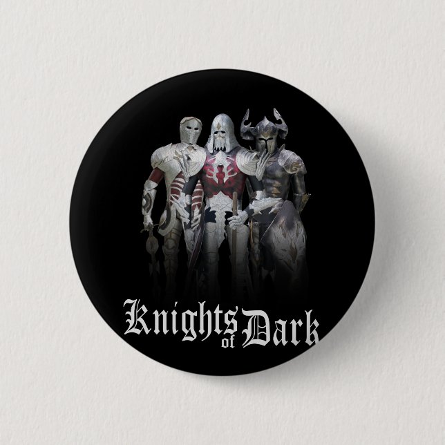 Badge Rond 5 Cm Chevalier des ténèbres (Devant)