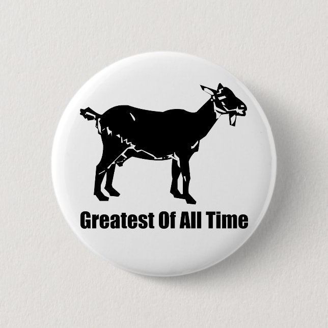 BADGE ROND 5 CM CHÈVRE (Devant)