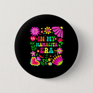 Badge Rond 5 Cm Chez mamacita c'était cinq mai fleur sauvage maman