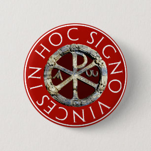 Badge Rond 5 Cm Chi-Rho