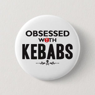 Badge Rond 5 Cm Chiches-kebabs hantés