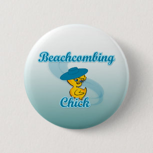 Badge Rond 5 Cm Chick Beachcombing #3
