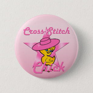 Badge Rond 5 Cm Chick croisé #8