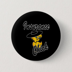 Badge Rond 5 Cm Chick d'assurance #4