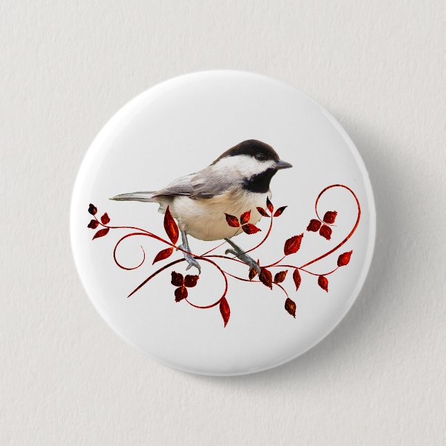 Badge Rond 5 Cm Chickadee (Devant)