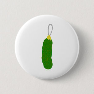 Badge Rond 5 Cm Chicket de Noël