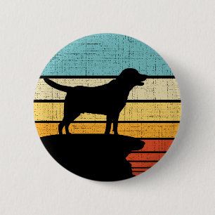 Badge Rond 5 Cm Chien Chien Chien, Chien Chien Chien, Propriétaire