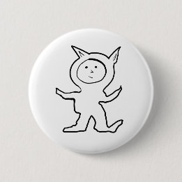 Badge Rond 5 Cm Chien Jammies Kid