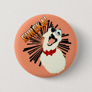 Badge Rond 5 Cm Chien nerd