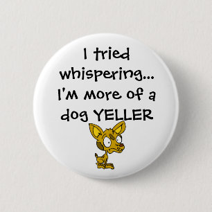 Badge Rond 5 Cm Chien Yeller