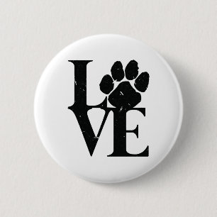 Badge Rond 5 Cm Chiens Aiment Chiens