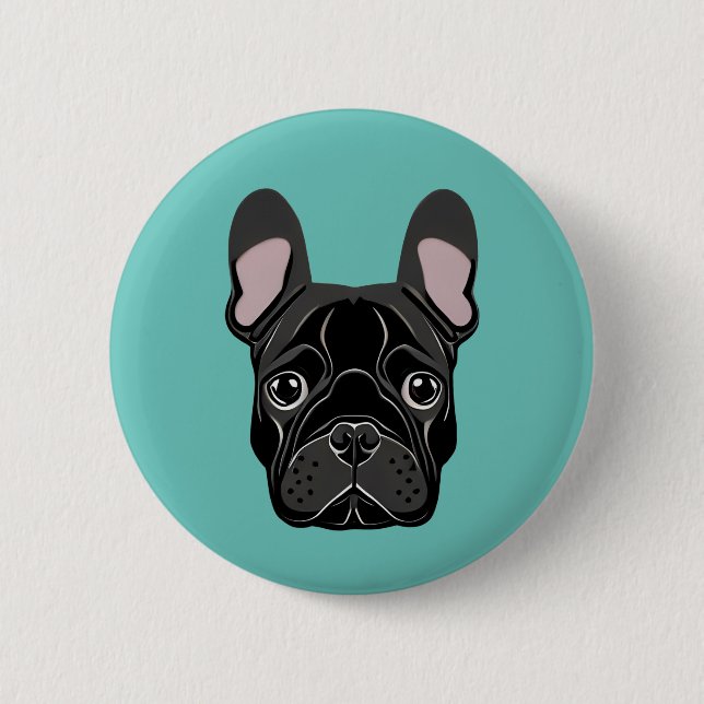Badge Rond 5 Cm Chiffre de taureau français (Devant)