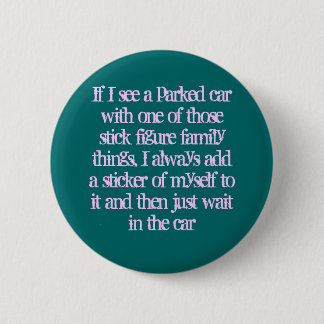 Badge Rond 5 Cm Chiffre famille de bâton
