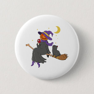 Badge Rond 5 Cm Chillin Halloween