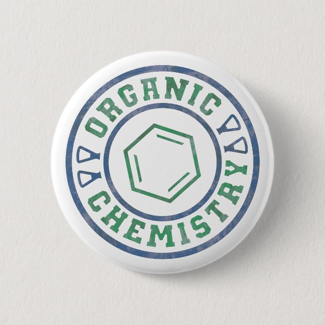 Badge Rond 5 Cm Chimie organique (Devant)