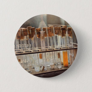 Badge Rond 5 Cm Chimiste - spécimen