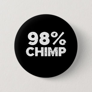 Badge Rond 5 Cm Chimpanzé 98
