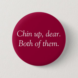 Badge Rond 5 Cm "Chin" se boutonnent