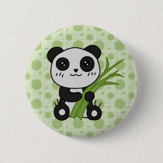 Badge Rond 5 Cm Chino le bouton de panda