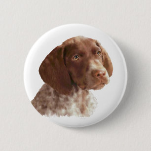 Badge Rond 5 Cm Chiot à aire courte allemand