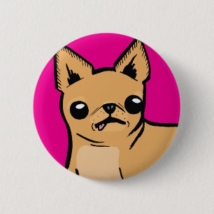 Badge Rond 5 Cm Chiwawa d'Ay !
