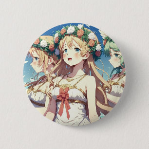 Badge Rond 5 Cm Choeur d'anime