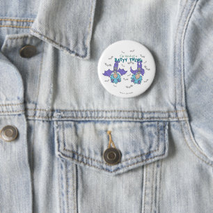 Badge Rond 5 Cm Chose Un Chose Deux Espèce de Truc Fêlé