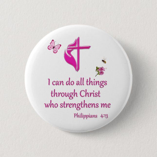 Badge Rond 5 Cm chrétien (Devant)