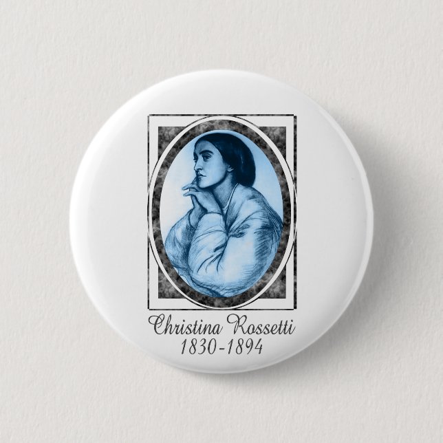 Badge Rond 5 Cm Christina Rossetti (Devant)