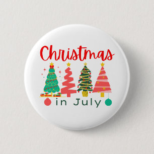 Badge Rond 5 Cm christmas in july