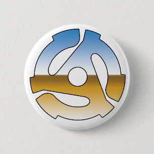 Badge Rond 5 Cm Chrome 45 t/mn