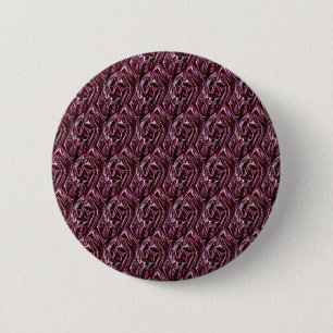 Badge Rond 5 Cm chrome burgundy