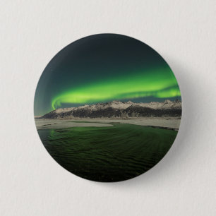 Badge Rond 5 Cm Chugach Aurora
