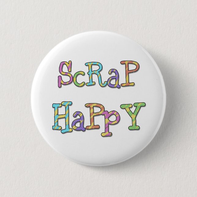 Badge Rond 5 Cm Chute heureuse (Devant)