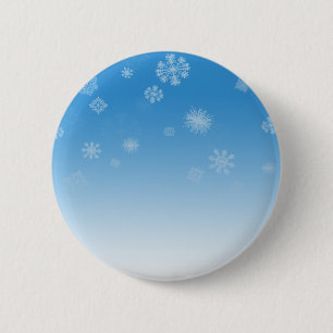 Badge Rond 5 Cm Chutes de neige