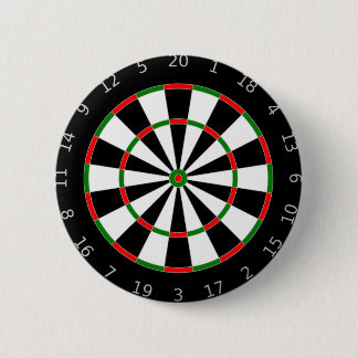 Badge Rond 5 Cm Cible de flechettes