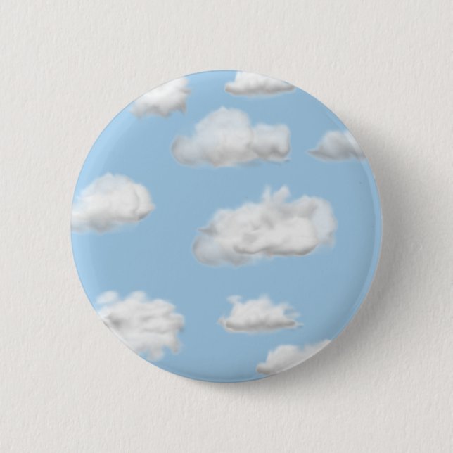 Badge Rond 5 Cm Ciel (Devant)