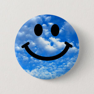 Badge Rond 5 Cm Ciel