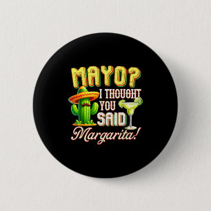 Badge Rond 5 Cm Cinco de mayo mayo pensais dit margarita cactusCi