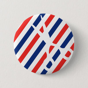 Badge Rond 5 Cm Ciseaux de coiffeur