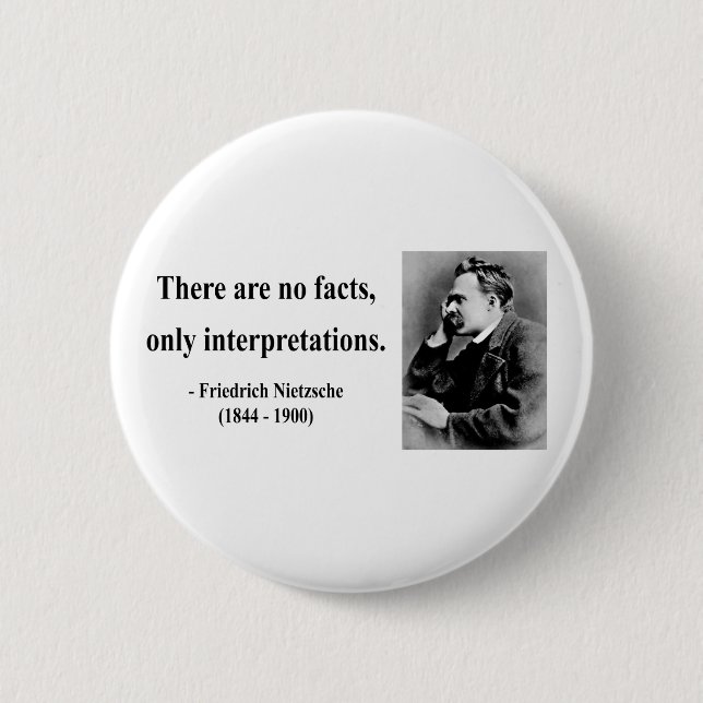 Badge Rond 5 Cm Citation 9b de Nietzsche (Devant)