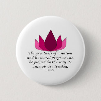 Badge Rond 5 Cm Citation de Gandhi
