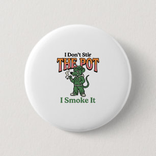 Badge Rond 5 Cm Citation de rat drôle vintage design de gravure su