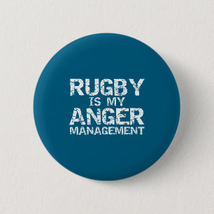 Badge Rond 5 Cm Citation drôle de rugby Cadeau vintage Rugby est m